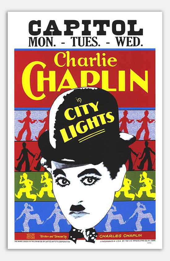 City Lights - 1931 Reprint Movie Poster