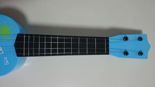 Children's Mini Acoustic Guitar Toy - 21" ABS Plastic with 4 Strings