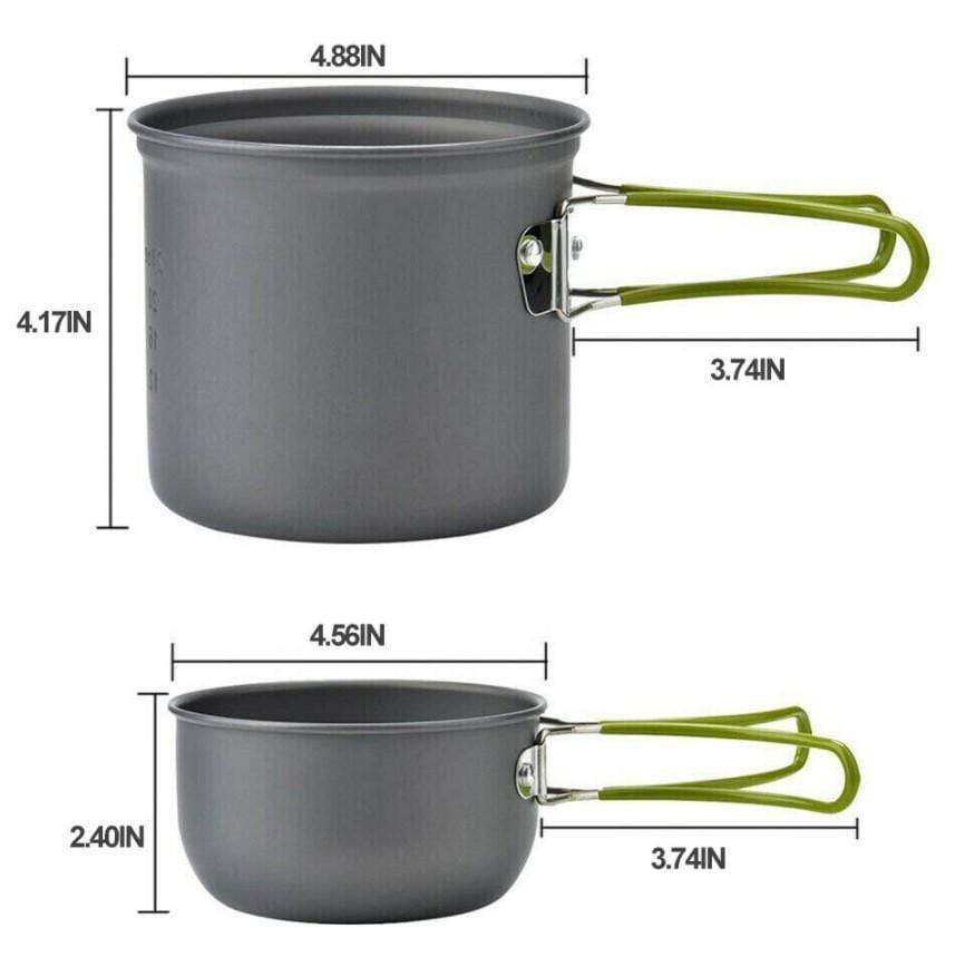 Ultimate 14-Piece Portable Camping Cookware Set
