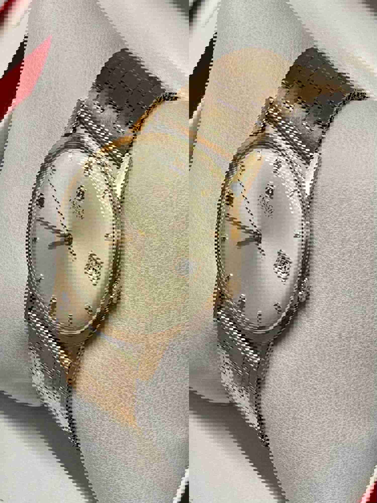 Vintage Tissot Men's Watch in 14k Rose Gold, 1950s, Mint Condition