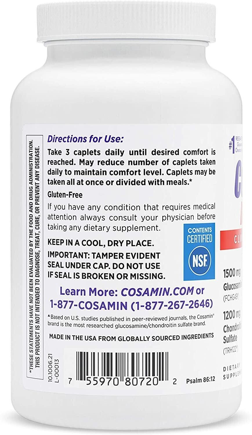 CoSAMin DS Joint Health Supplement, 230 Capsules