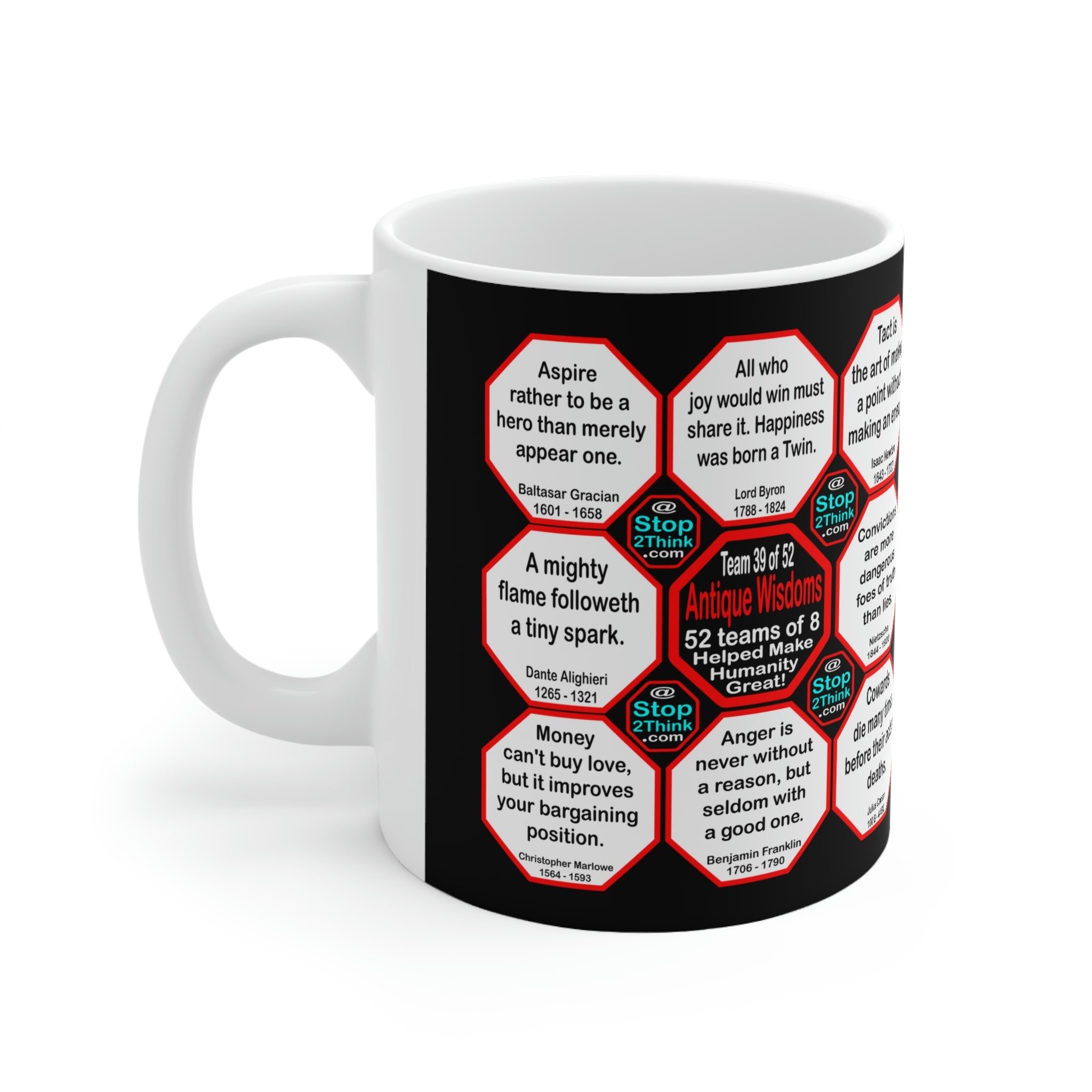Inspirational Wisdom Mug - Team 39 of 52 Teams