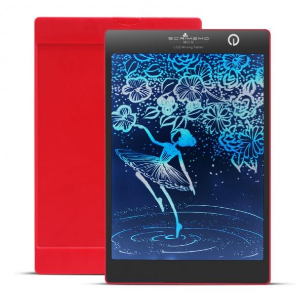 SCRIMEMO 9.7 Inch Digital LCD Writing Tablet - Red
