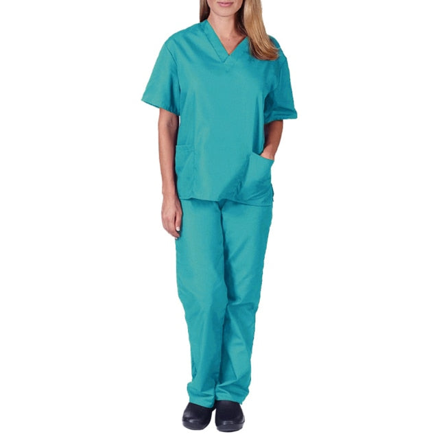 High-Quality Unisex Nursing Scrubs with Elasticity and Comfort