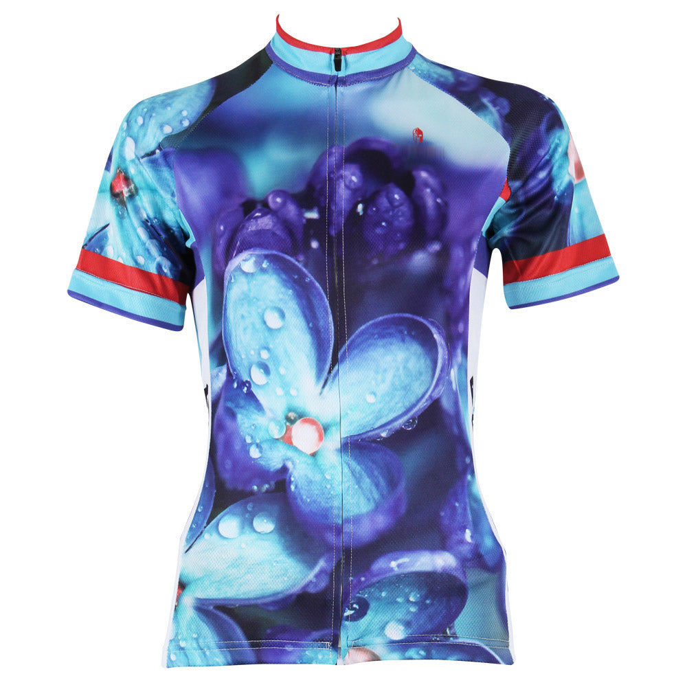 Enhanced Protection Women's Cycling Jersey with Quick-Dry Technology