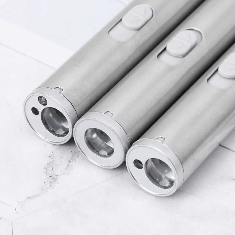 Multi-Functional 3in1 USB Gadget: LED Flashlight, UV Torch, Emergency Lamp