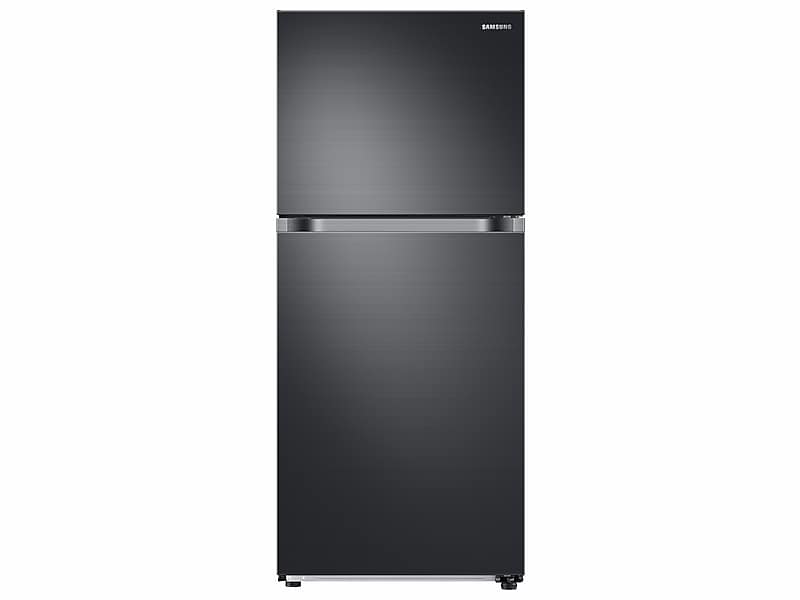 Samsung RT18M6215SG 18 Cu. Ft. Top Freezer Refrigerator with FlexZone™, Ice Maker, and Twin Cooling Plus™ in Black Stainless Steel