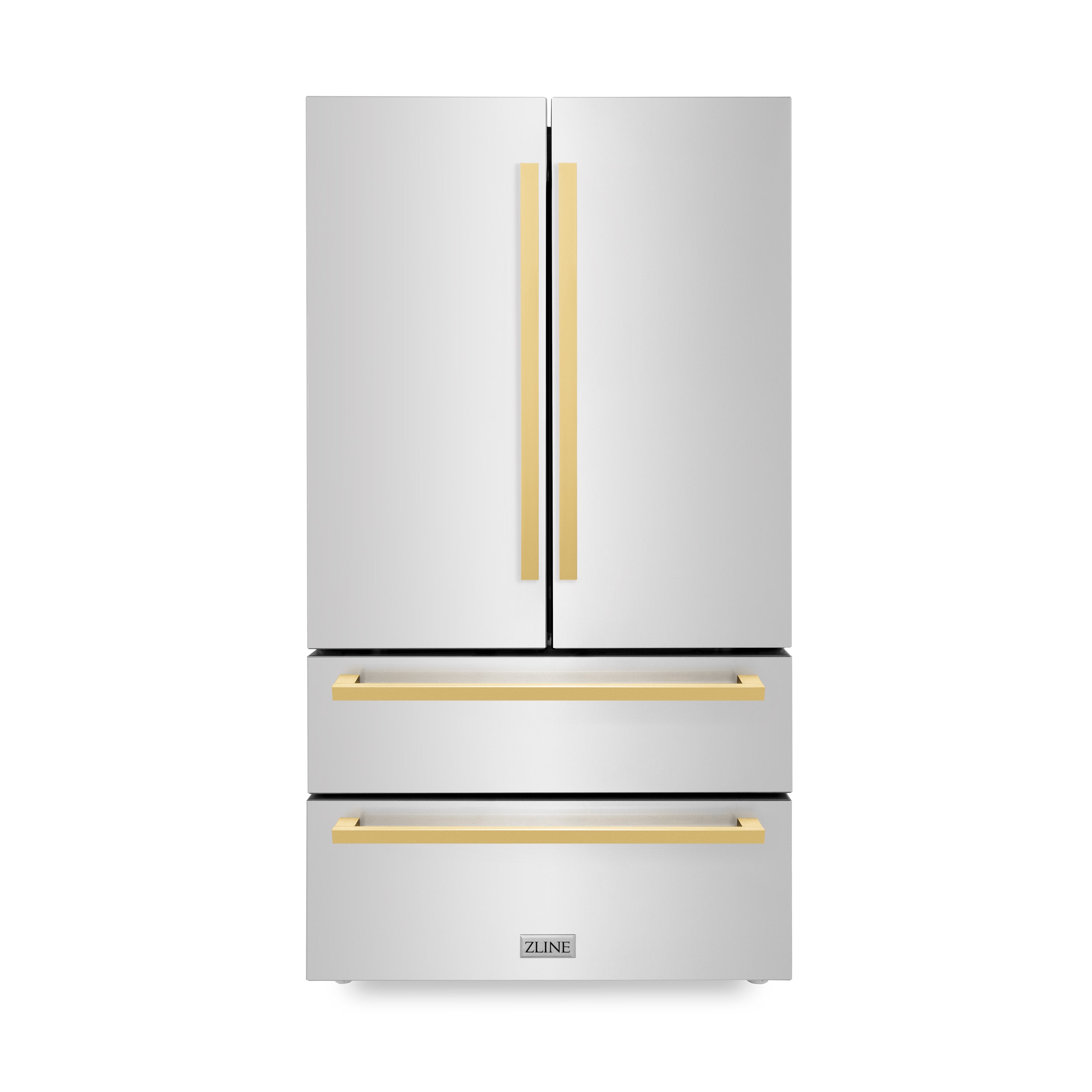 ZLINE 36" Autograph Edition French Door Refrigerator with Ice Maker