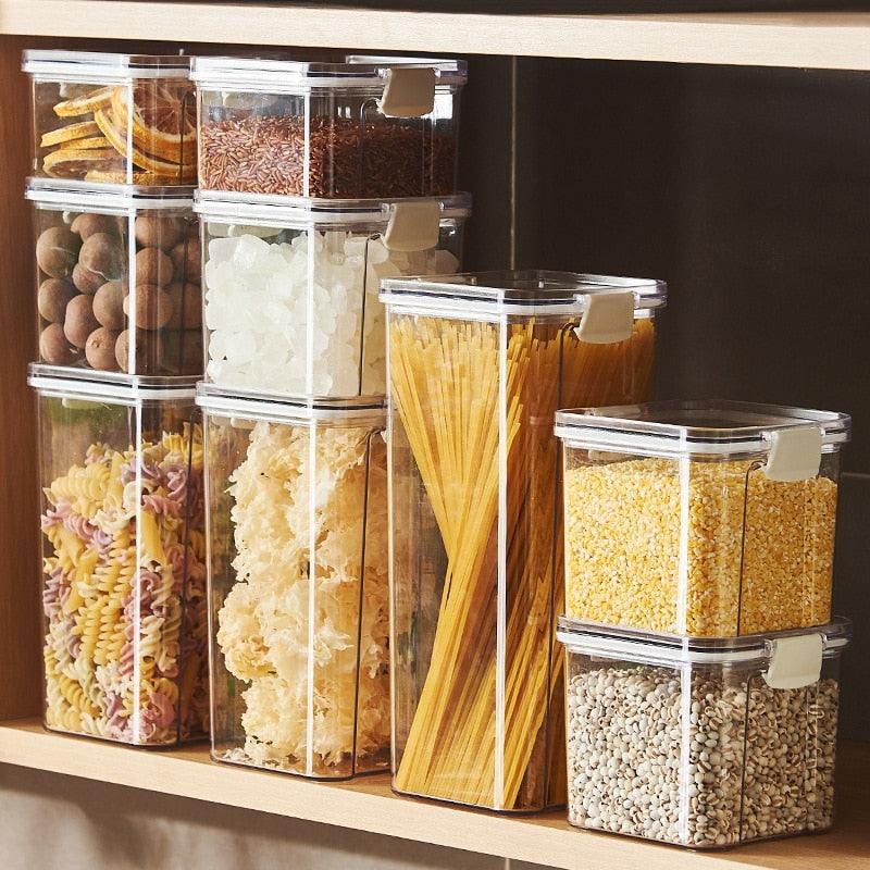 Premium Sealed Plastic Food Storage Boxes for Cereal, Candy, and More