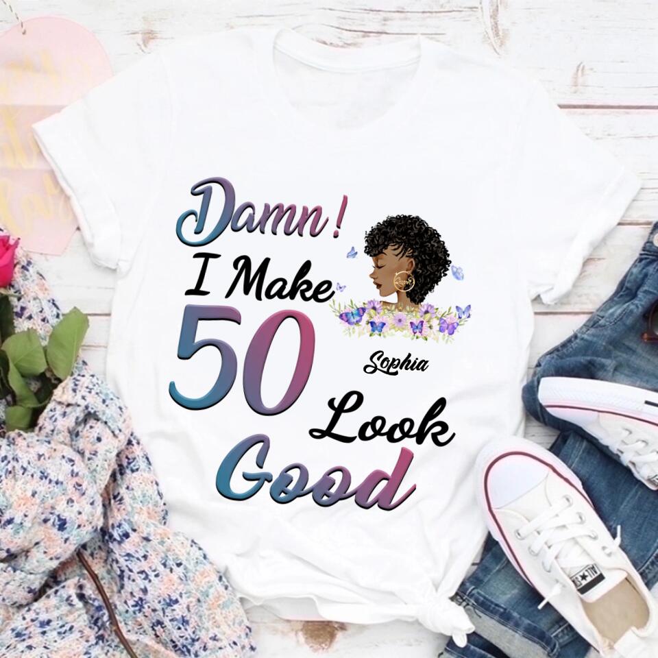 Celebrate 50 Years in Style with Our Unique 50th Birthday T-Shirt for Women