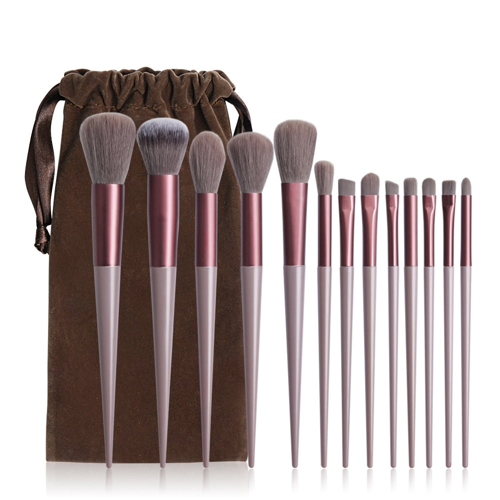 Premium 13-Piece Makeup Brush Set for Women