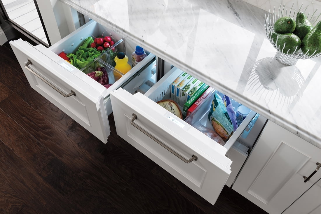 Sub-Zero ID24FI 24" Designer Freezer Drawers with Ice Maker - Panel Ready