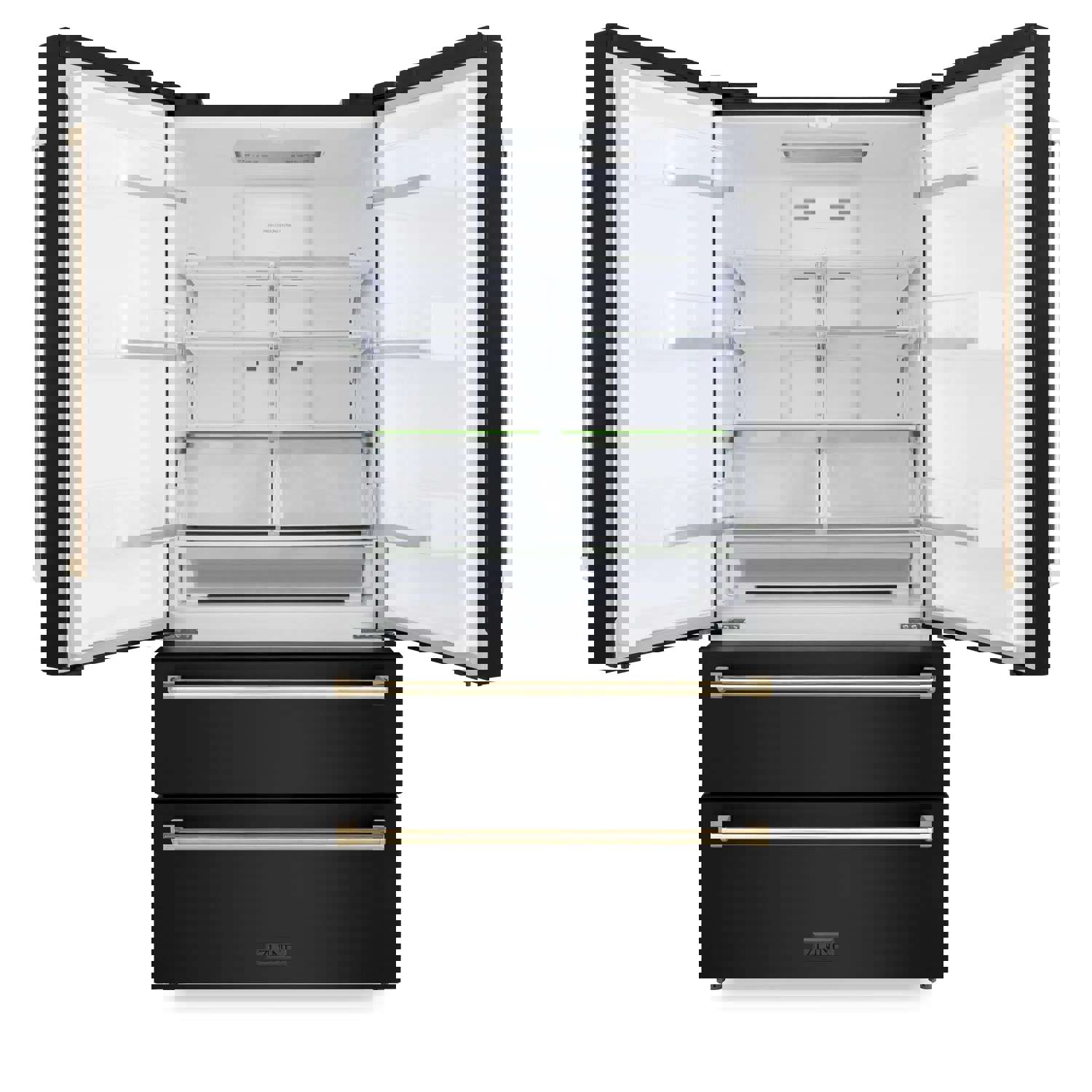 ZLINE 36" Autograph Edition French Door Refrigerator with Ice Maker