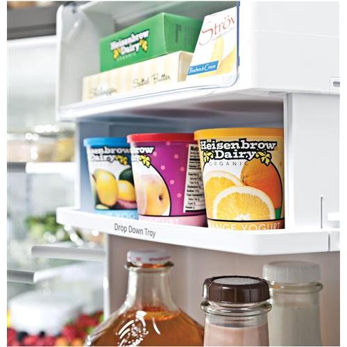 GE Profile 36-inch Counter-Depth French Door Refrigerator with TwinChill™ and Dispenser