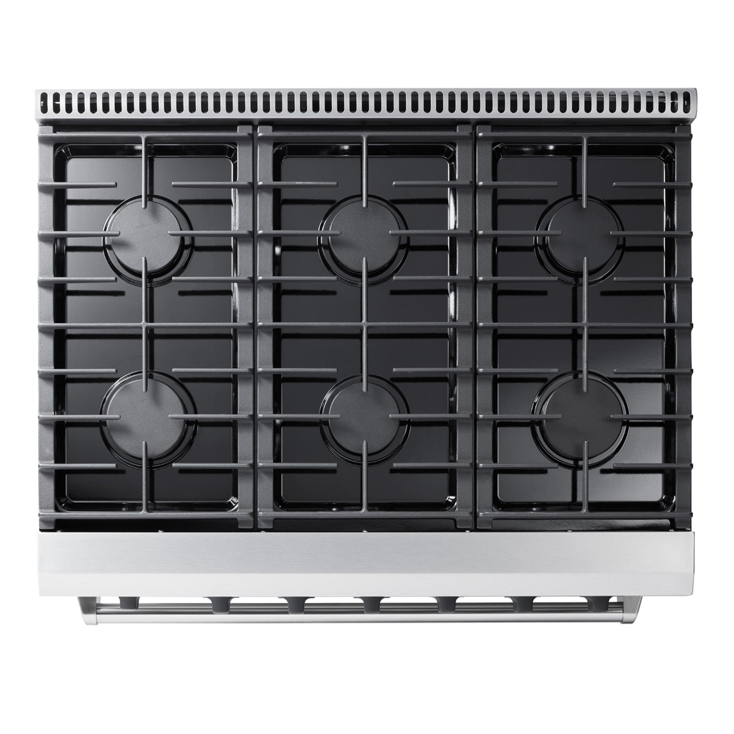 Thor Kitchen 36" Stainless Steel Appliance Package with Range, Hood, Fridge, and More