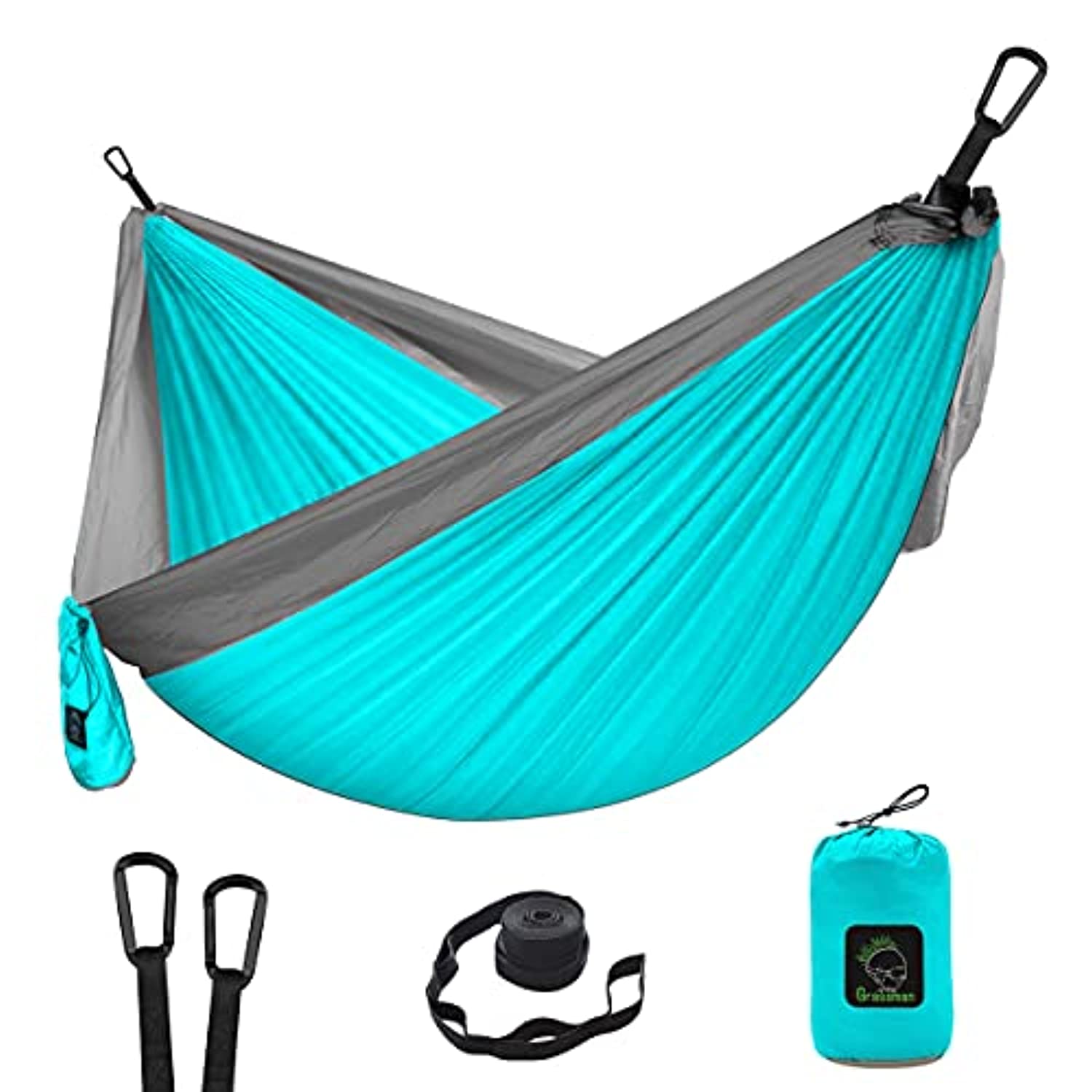 Grassman Lightweight Portable Hammock, Double & Single Use, Outdoor & Indoor