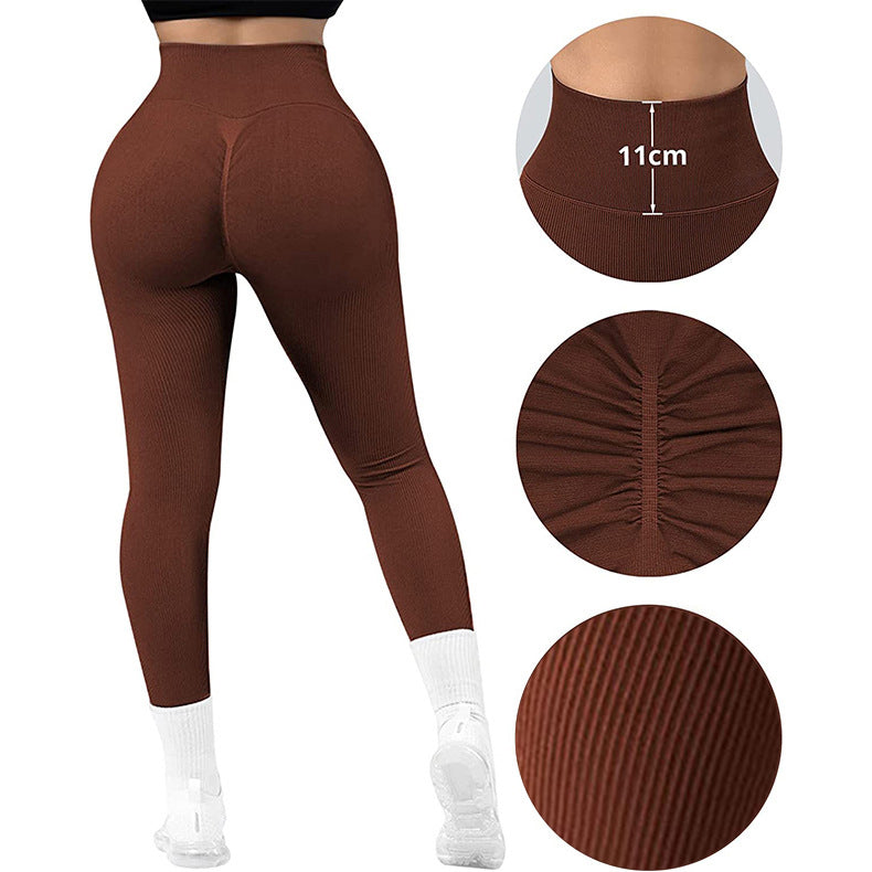 High-Waist Seamless Leggings for Women - Fashionable, Slimming, and Comfortable