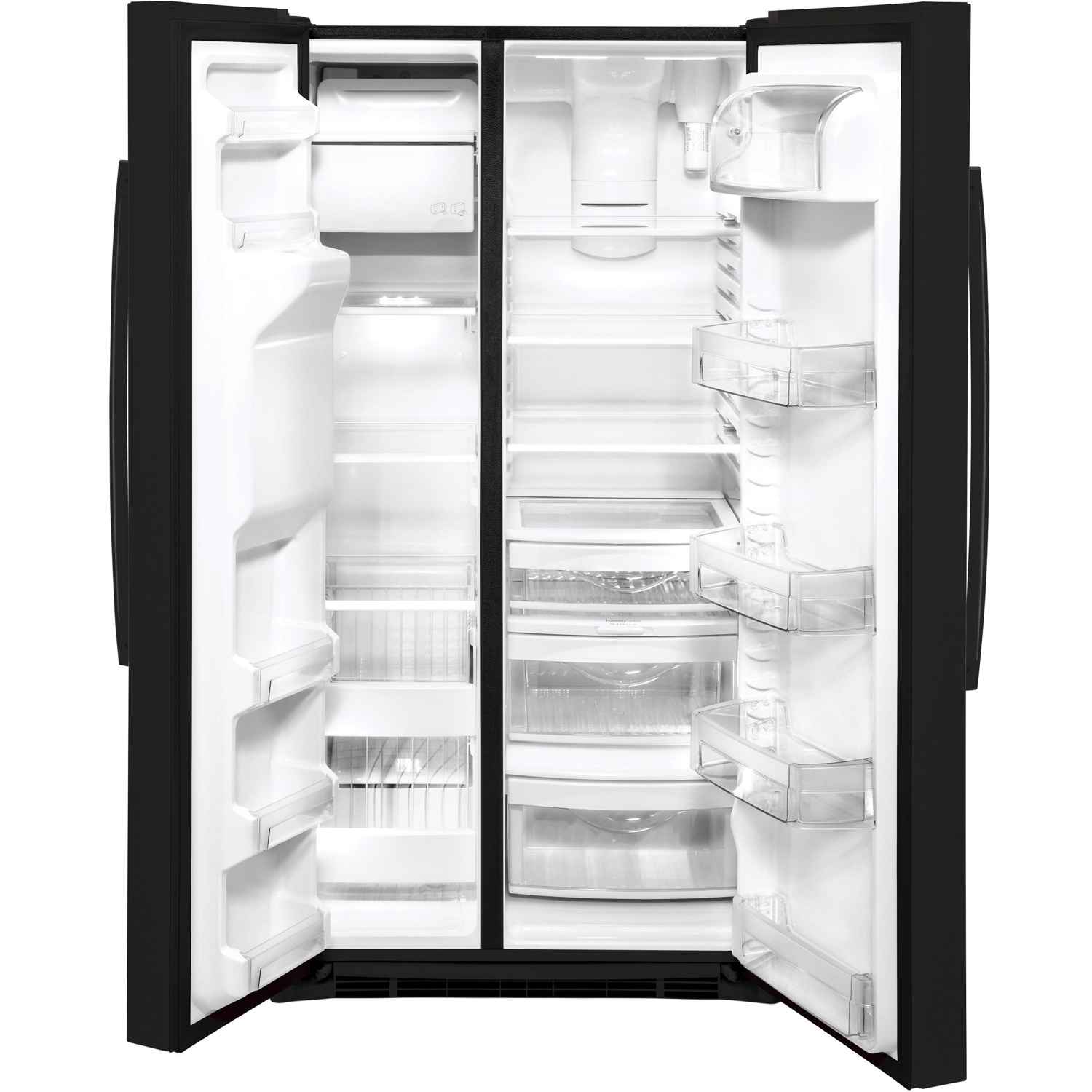 GE 36-inch Side-by-Side Refrigerator with Water/Ice Dispenser, 25.1 cu.ft.