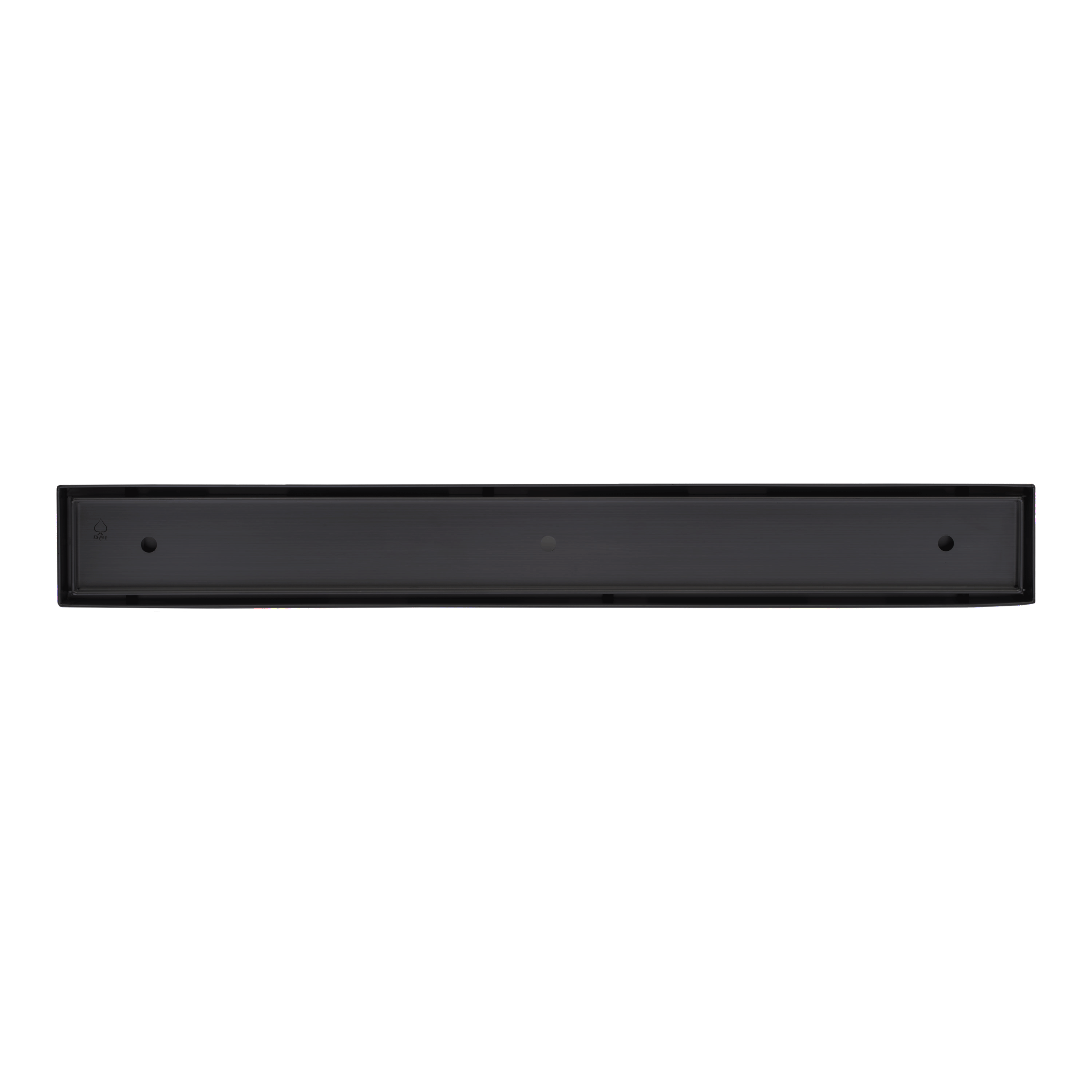 BAI 0513 Stainless Steel 24-inch Tile Insert Linear Shower Drain in Matte Black