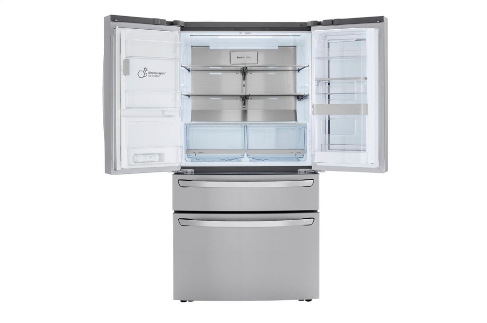 LG LRMVC2306S 23 Cu. Ft. Smart Wi-Fi Enabled Instaview Door-In-Door Counter-Depth Refrigerator