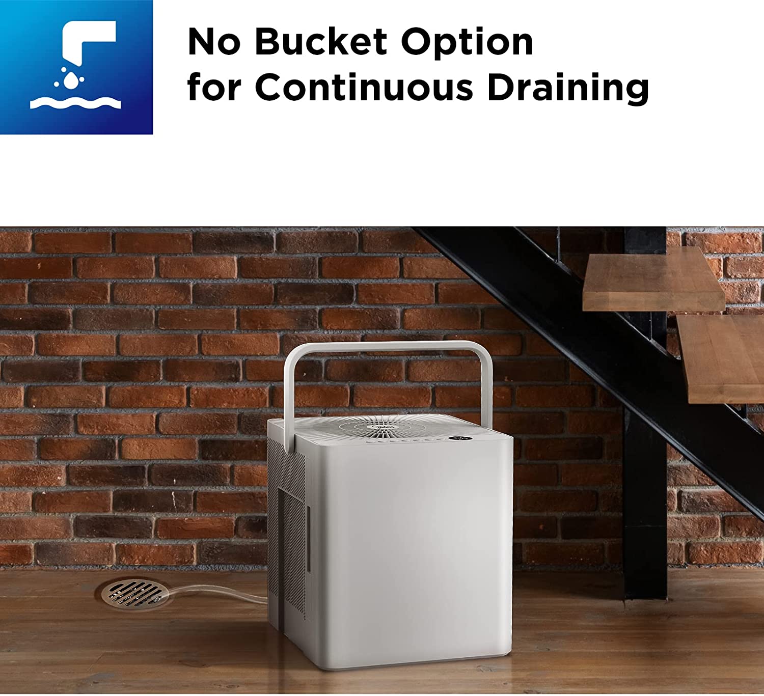 Midea Cube 35 Pint Smart Dehumidifier, 3X Larger Tank, Wi-Fi Enabled, Alexa Compatible