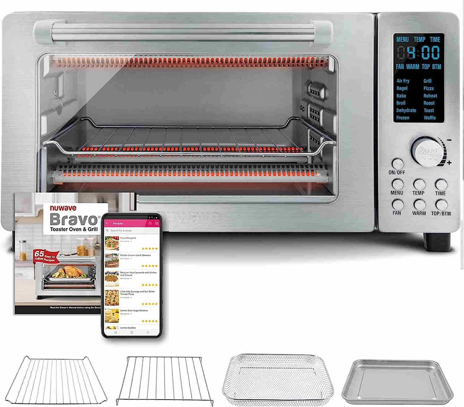 Bravo 12-in-1 Digital Toaster Oven, Convection & Air Fryer