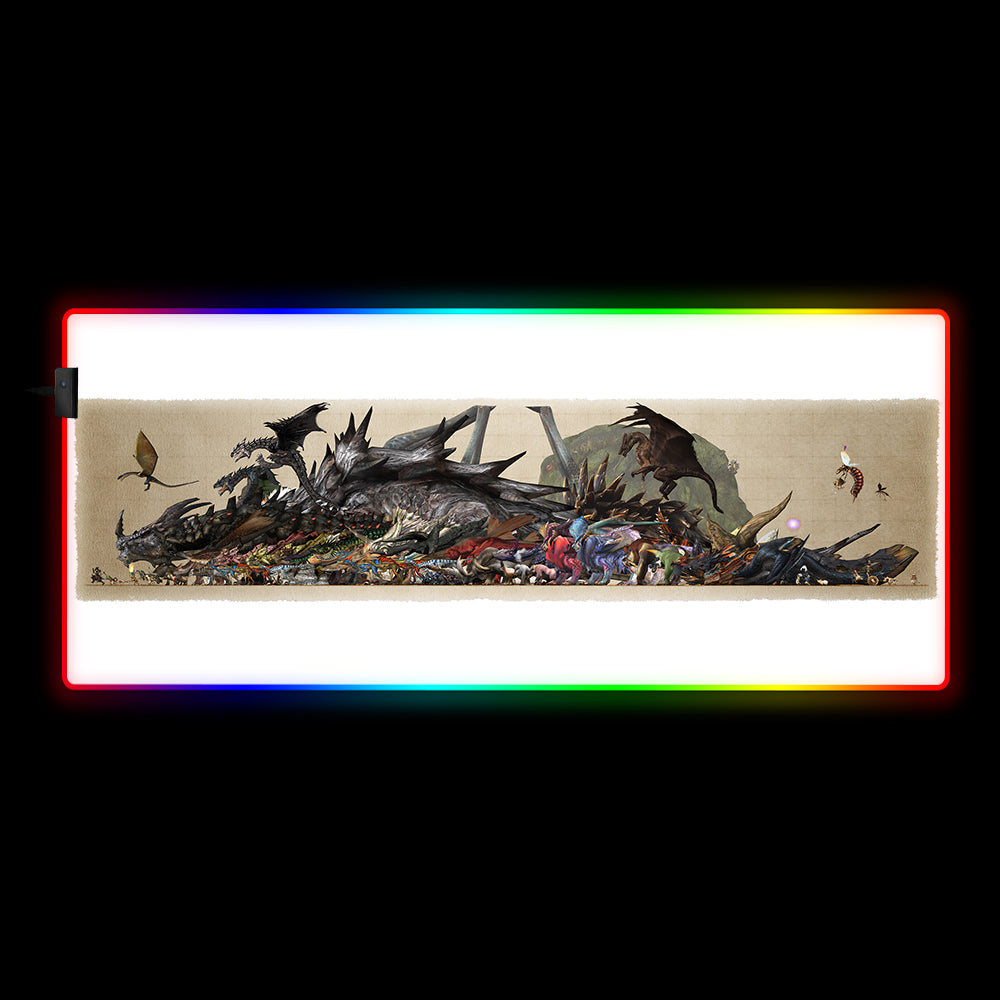 Epic Scale Design RGB Gaming Mouse Pad - M-XXL Sizes
