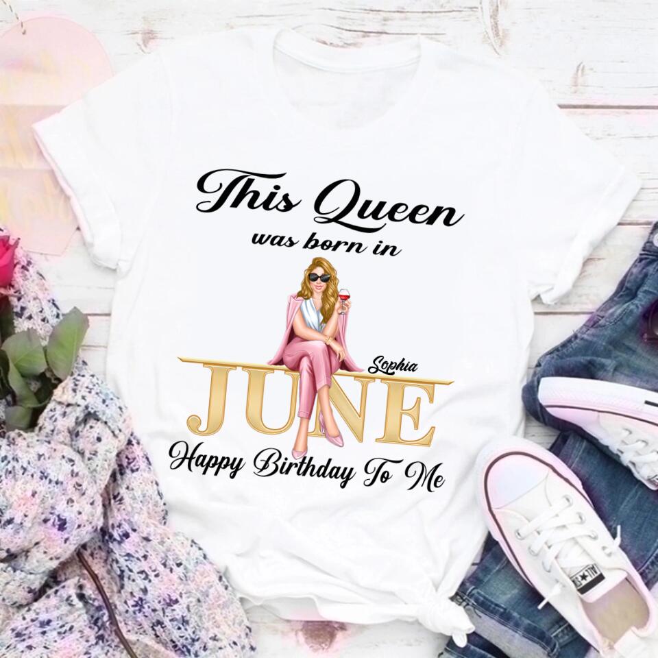 June Birthday Celebration Shirt for Women