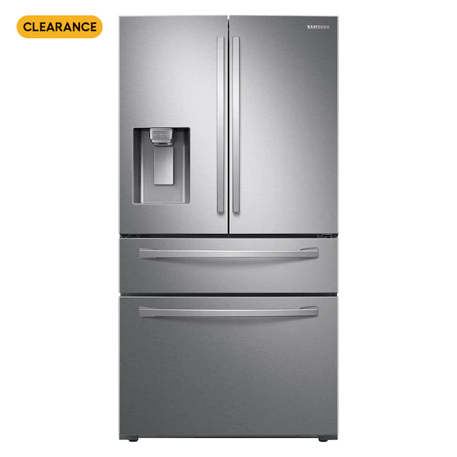 Samsung 28-cu ft 4-Door Smart French Door Refrigerator with Ice Maker - Open Box