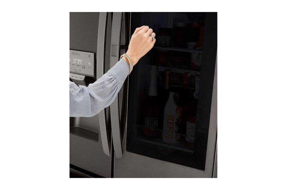 LG LRFVC2406D 24 Cu. Ft. Smart Wi-Fi Enabled Instaview Door-In-Door Counter-Depth Refrigerator