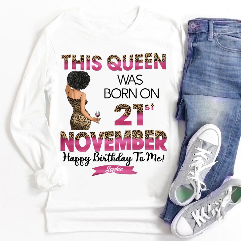 Elegant November Birthday Shirt for Women, Celebrate Your Special Day