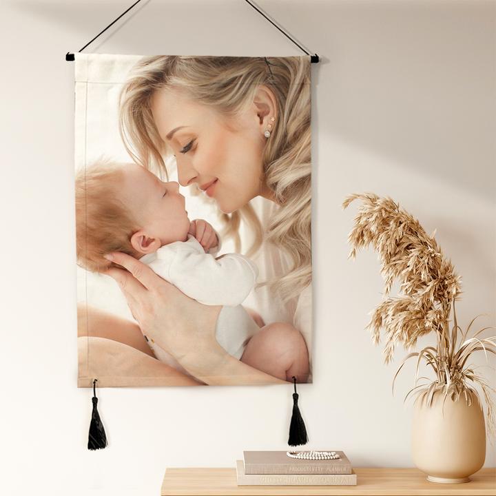 Custom Photo Tapestry - Personalized Wall Art Hanging