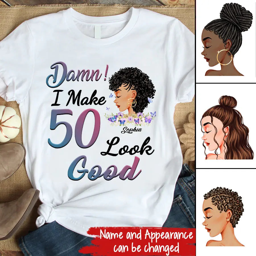 Celebrate 50 Years in Style with Our Unique 50th Birthday T-Shirt for Women