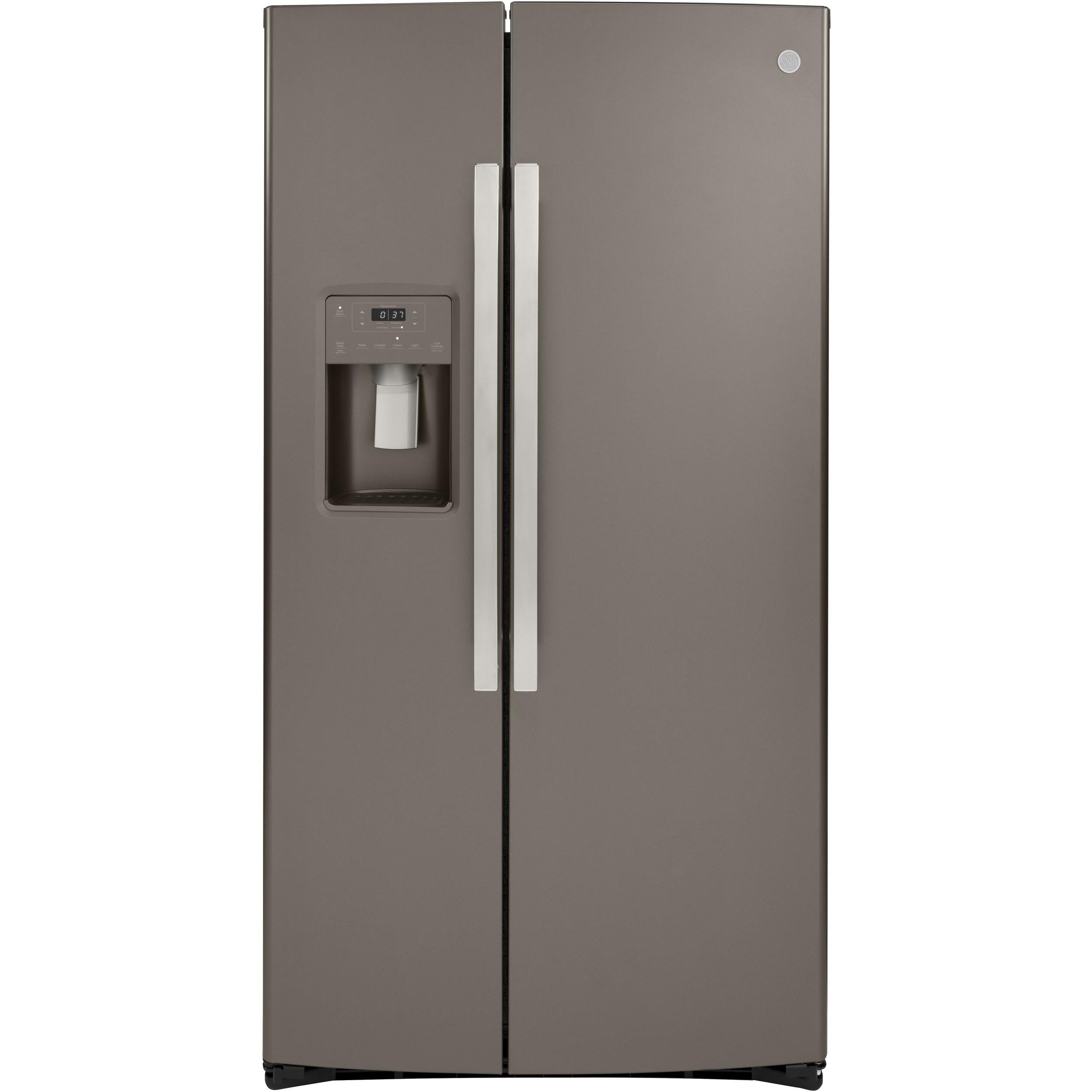 GE 36-inch Side-by-Side Refrigerator with Water/Ice Dispenser, 25.1 cu.ft.