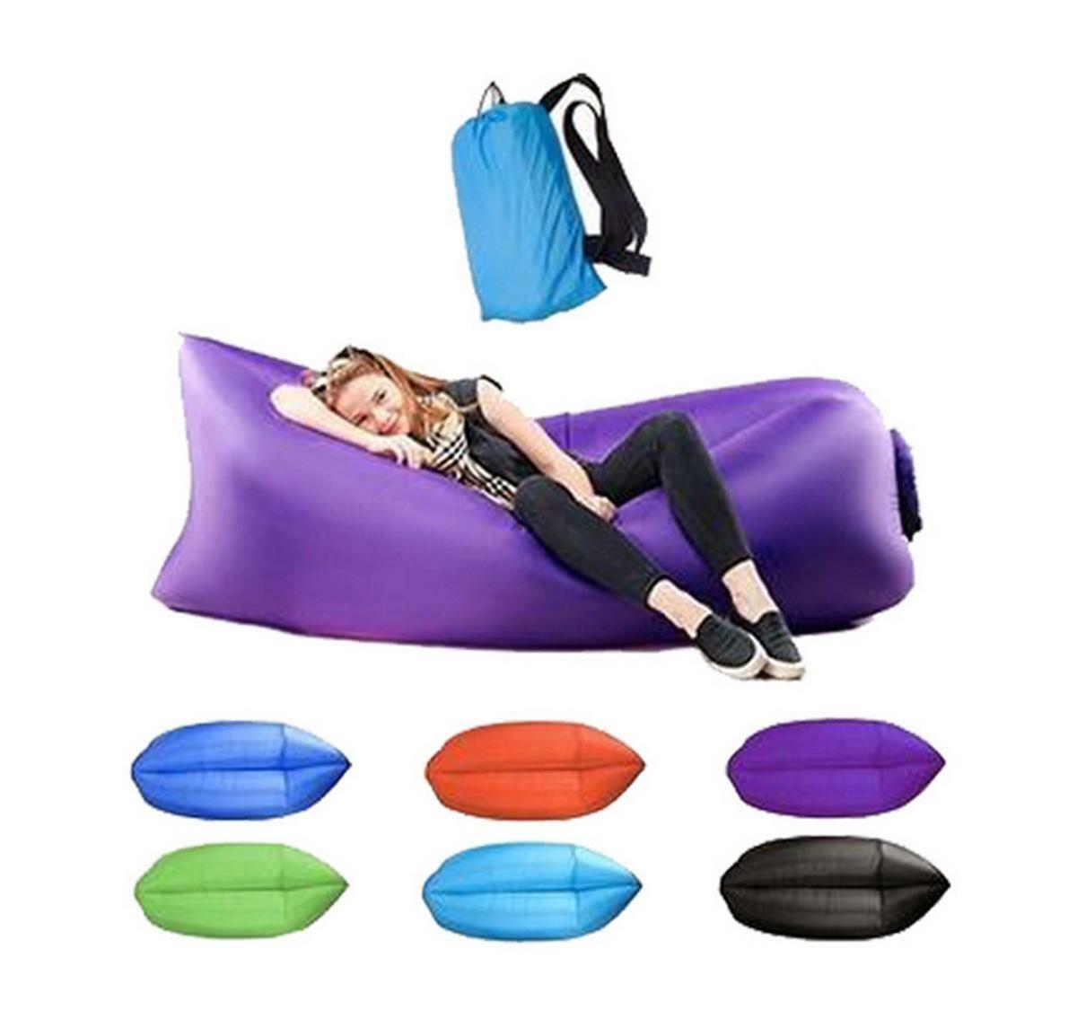 Portable Inflatable Outdoor Sofa, Waterproof Airbed Couch for Camping and Beach