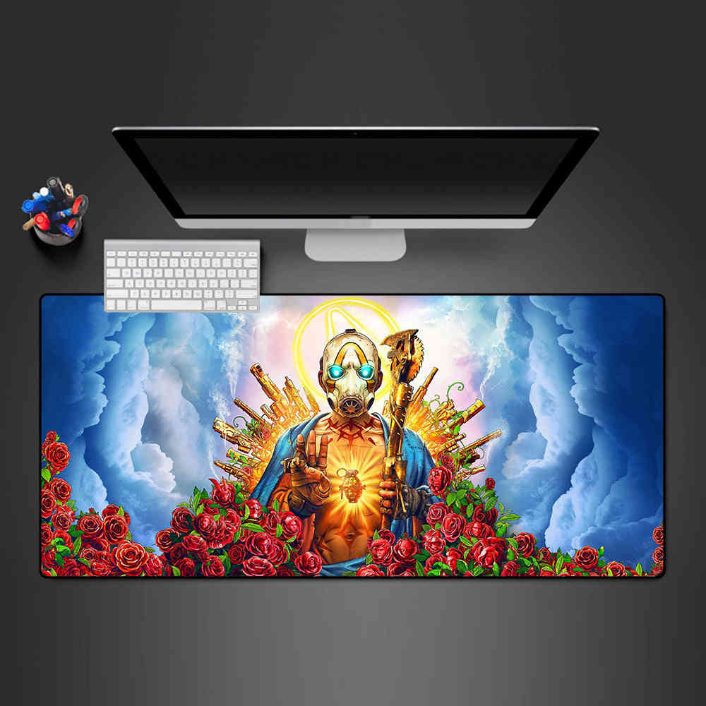 Guns Jesus Design XXL Gaming Mouse Pad with Premium Cloth Surface