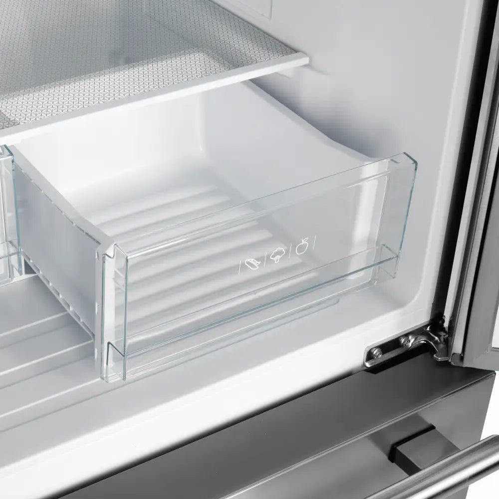 Forno 35-inch French Door Refrigerator with Bottom Freezer