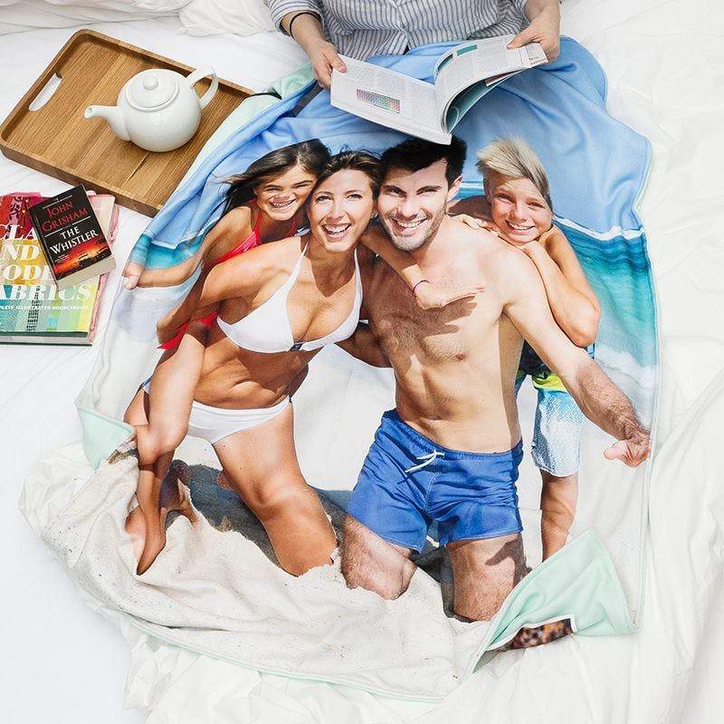 Personalized Photo Collage Blanket - Perfect Mother's Day Gift