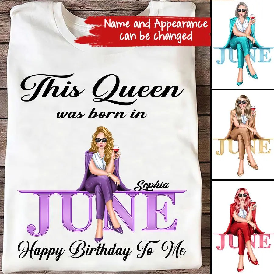 June Birthday Celebration Shirt for Women