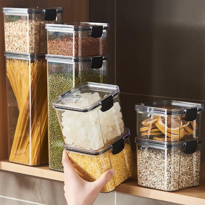 Premium Sealed Plastic Food Storage Boxes for Cereal, Candy, and More