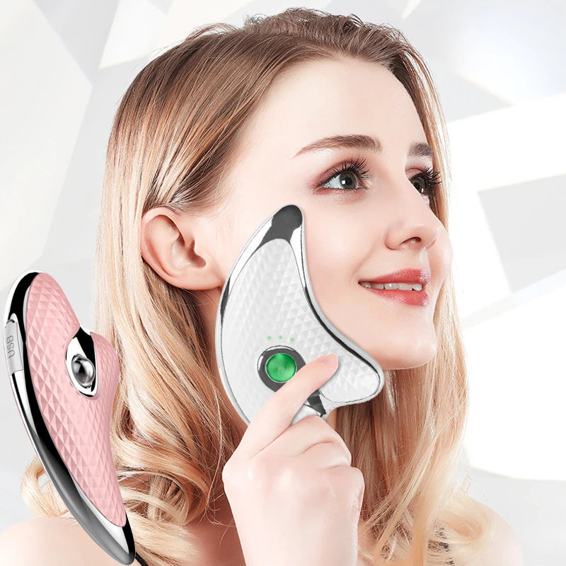 Advanced Microcurrent Guasha Massager for Face and Body
