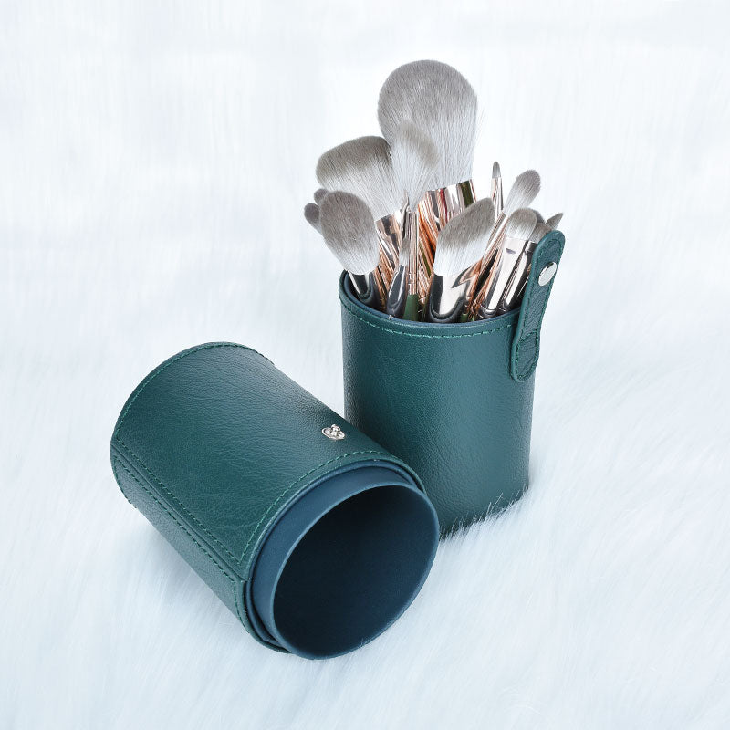 Ali Annabelle Premium 14-Piece Makeup Brush Set with Storage