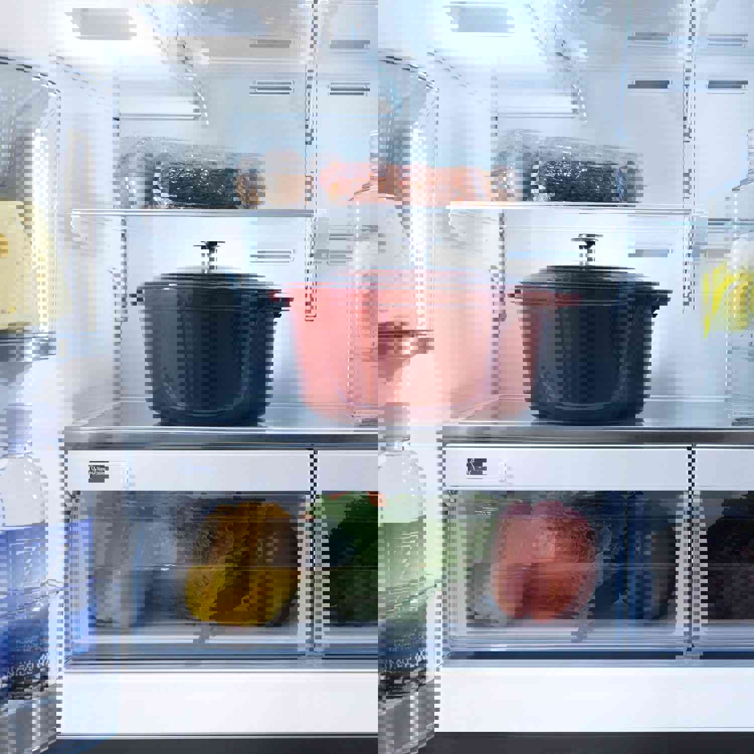 ZLINE 36" French Door Refrigerator with Dispenser, Ice Maker - Fingerprint Resistant