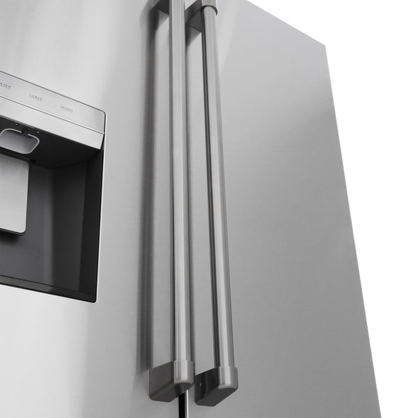 ZLINE 36" French Door Refrigerator with External Water Dispenser and Dual Ice Maker
