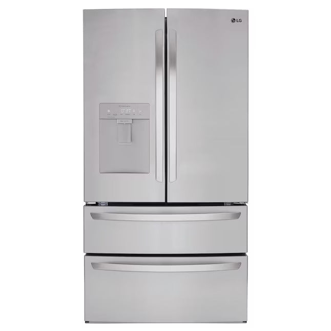 Reconditioned LG 4-Door French Door Refrigerator with Ice Maker