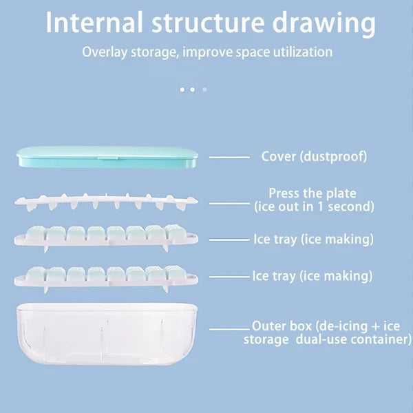 Quick Release Ice Cube Tray
