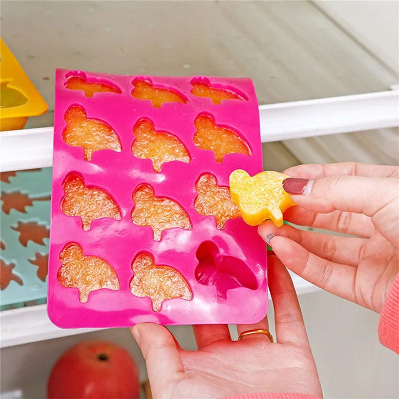Hawaiian Themed Silicone Ice Molds - Perfect for Party Drinks