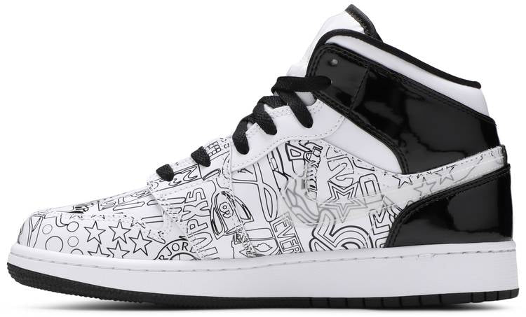 Air Jordan 1 Mid SE 'DIY' Customizable Sneaker