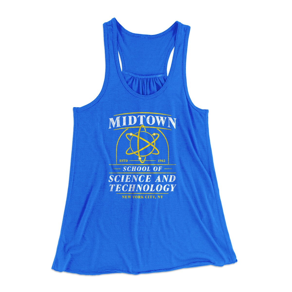 Midtown School of Science and Technology Women's Flowy Racerback Tank Top