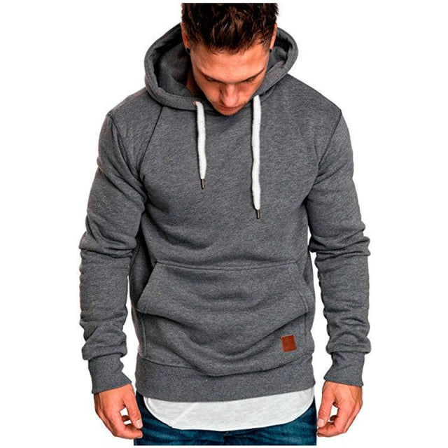 Men's Quick-Dry Thermal Windproof Hoodie for Autumn/Winter